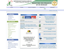 Tablet Screenshot of mefb.gov.mg